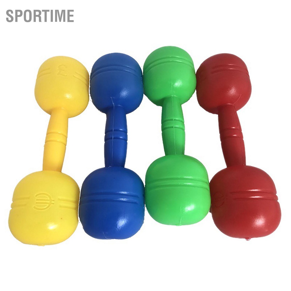 Sportime Trẻ Em Nhựa Tay Quả Tạ An Toàn Thú Vị Tập Thể Dục Barbell Thao Đồ Chơi Dành Cho Mẫu Giáo