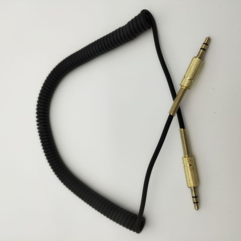 Dây Cáp Lò Xo Thu Âm Thanh aux 3.5Mm Chất Lượng Cao 3m