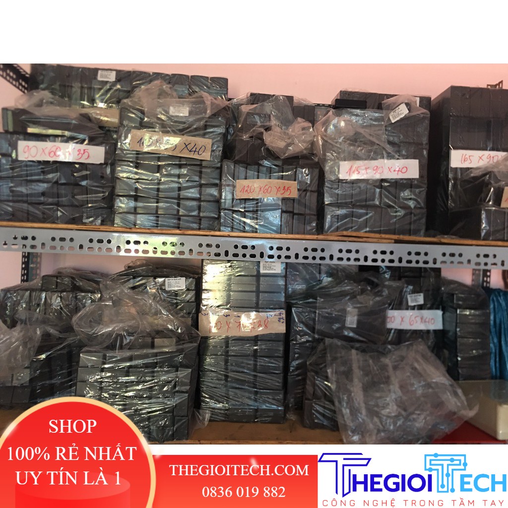 HỘP NHỰA ĐỰNG MẠCH ĐIỆN TỬ NHIỀU KÍCH THƯỚC - 90x60x35mm