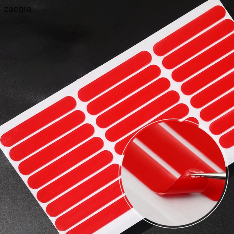 Set 30 Miếng Dán Móng Tay Giả Trong Suốt Hai Mặt Trưng Bày