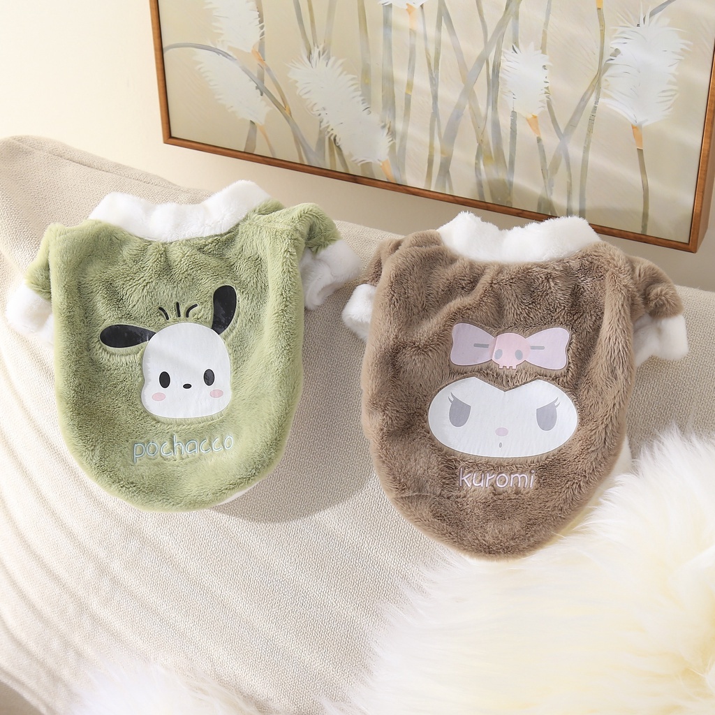 Áo hoodie Giữ Ấm Mùa Thu Đông Dễ Thương Cho Thú Cưng sanrio