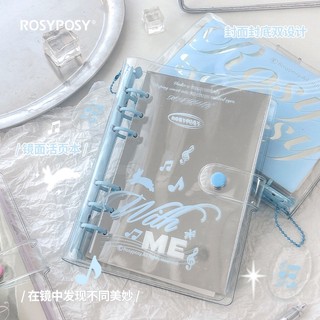 Sổ tay lá rời, sổ tay, sổ tay gương rosyposy 2.0, sổ tay hai lỗ sáu màu, sổ tay, sổ tay sáu lỗ