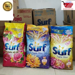 Bột giặt Surf hương Nước xả vải 5.5kg Tặng túi nước xả vải 750ml