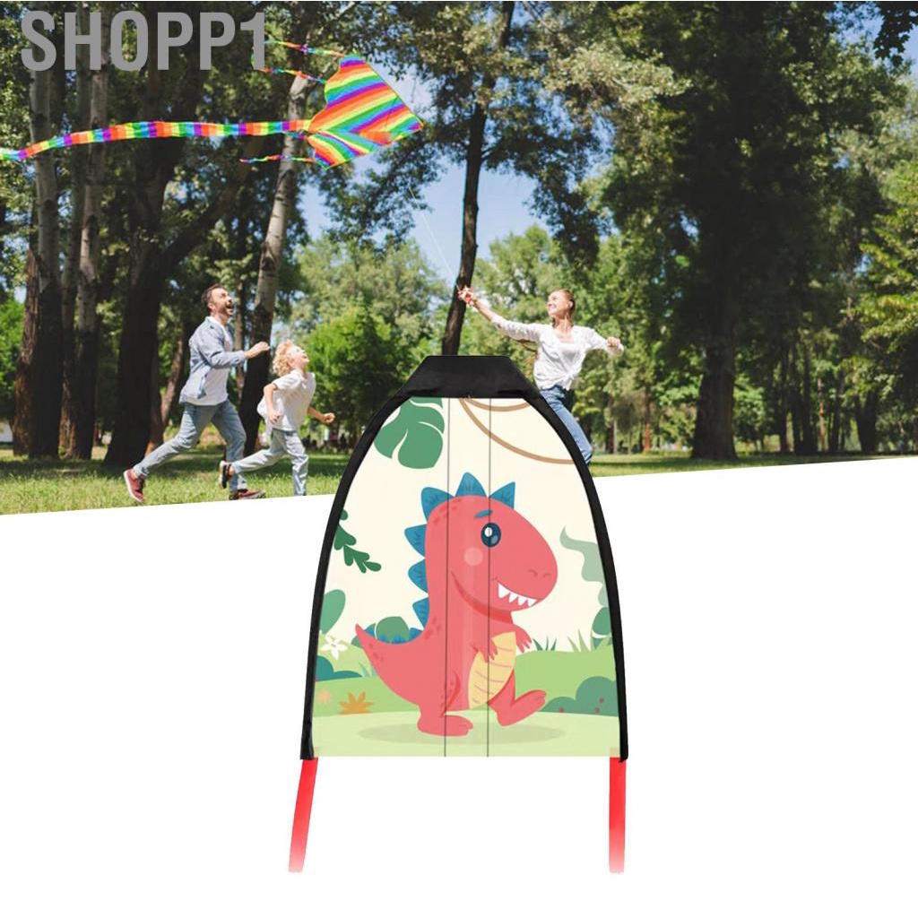 Shopp1 Children Thumb Ejection Kite Cartoon Animals Small Launcher Funny Outdoor Sports Games Toy for Kids Birthday Gifts