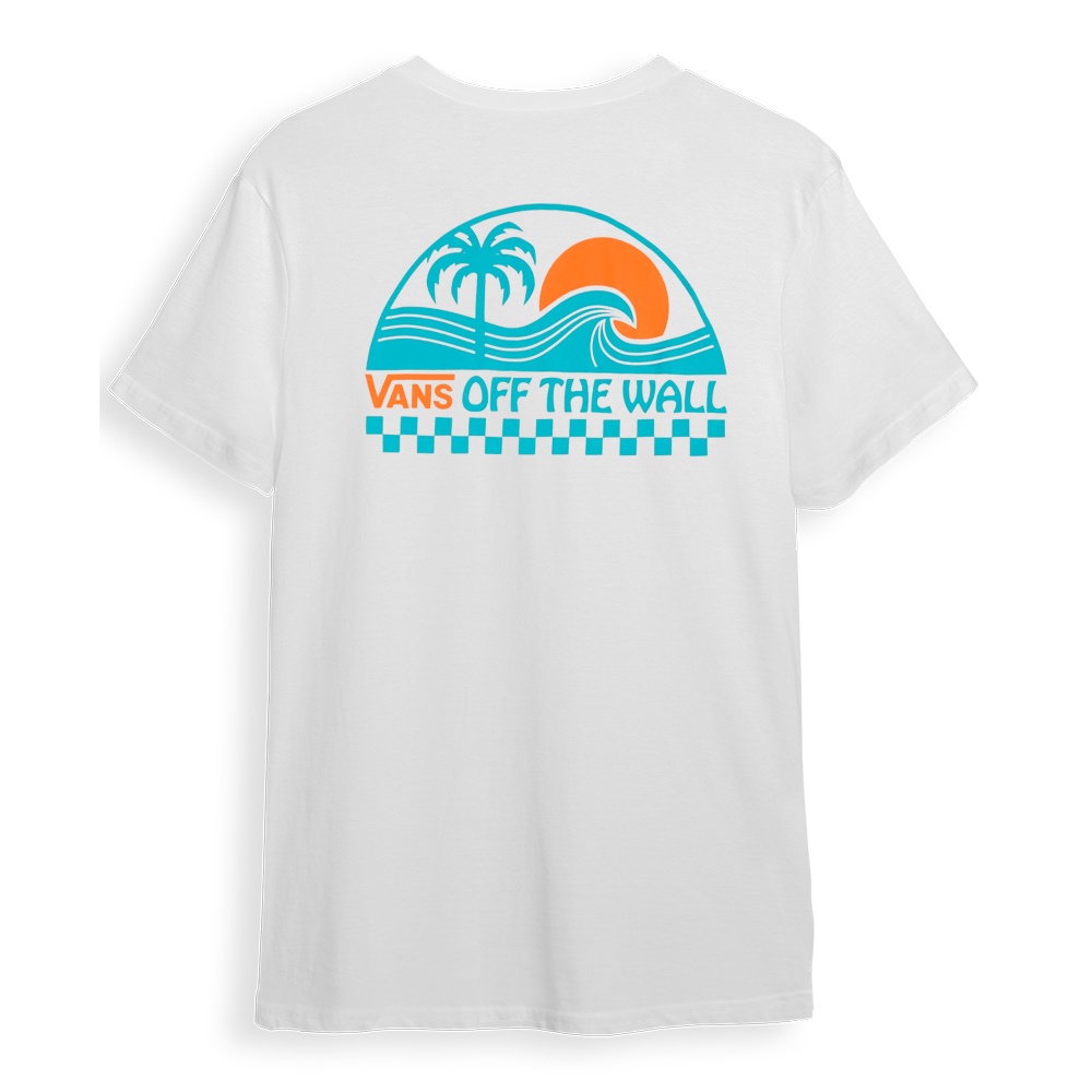 Vans Áo Thun cotton Ngắn Tay In Họa Tiết Phong Cách Thể Thao Thời Trang Mùa Hè Cho Nam