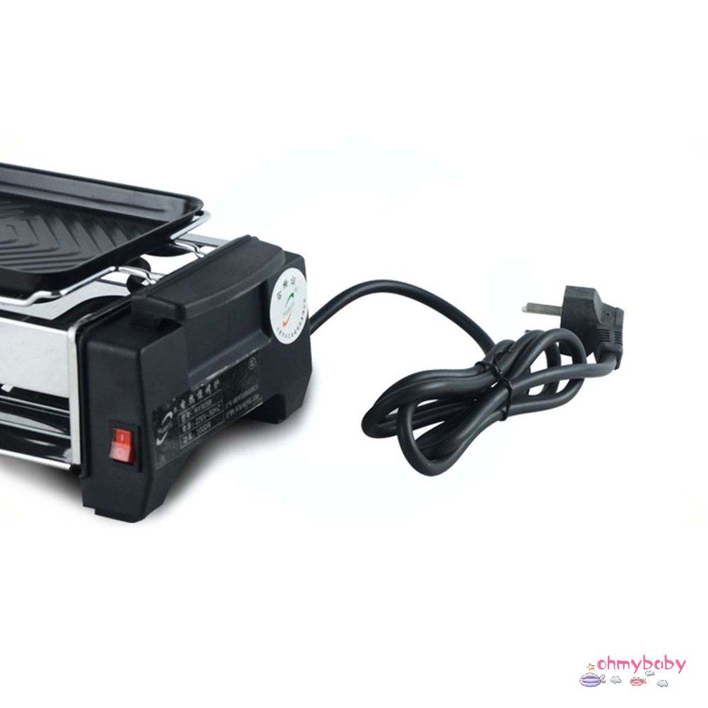 Bếp nướng gia đình chống dính công suất cao 1000W Raclette không khói