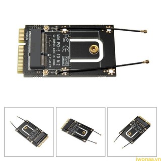 Thẻ wifi Không Dây iwo m2 ngff key a + e to mini pci-e pci