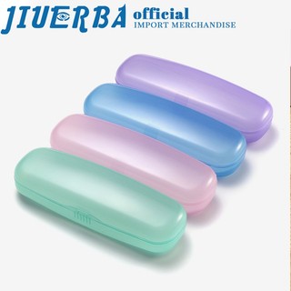 JIUERBA Hộp Đựng Mắt Kính Bằng Nhựa Trong Mờ Màu Sắc Đơn Giản Nhỏ Gọn Có Giá Trị Cao