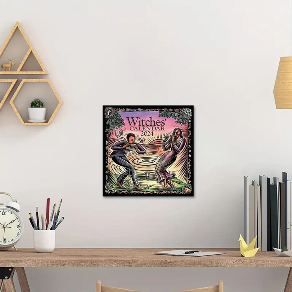 Lịch Để Bàn Hình Phù Thủy Thời Trang Thiết Thực Cho Nhà Ở