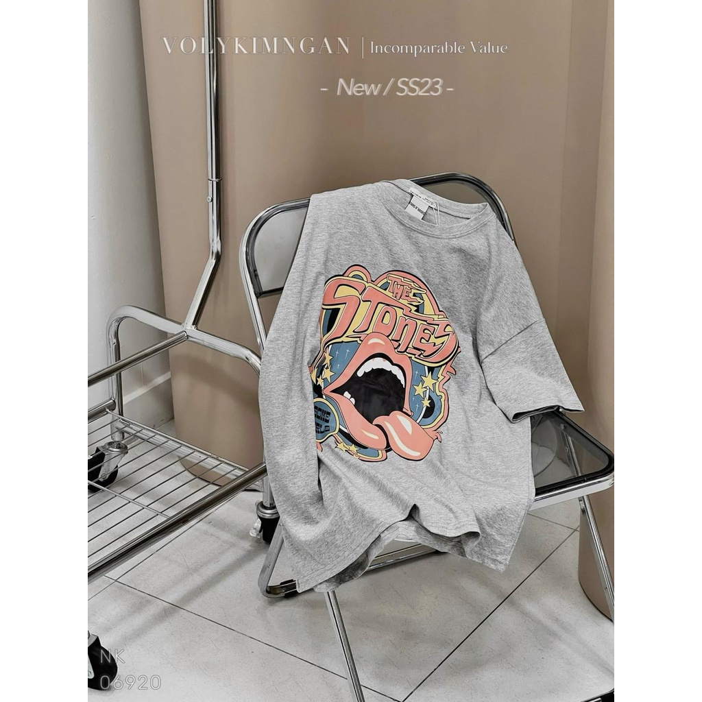 Áo some.girl pull.bear xám ghi tl