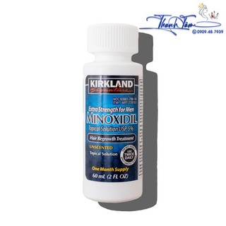 Tinh chất hỗ trợ kích thích mọc râu & tóc Kirkland Minoxidil 5% 60ml