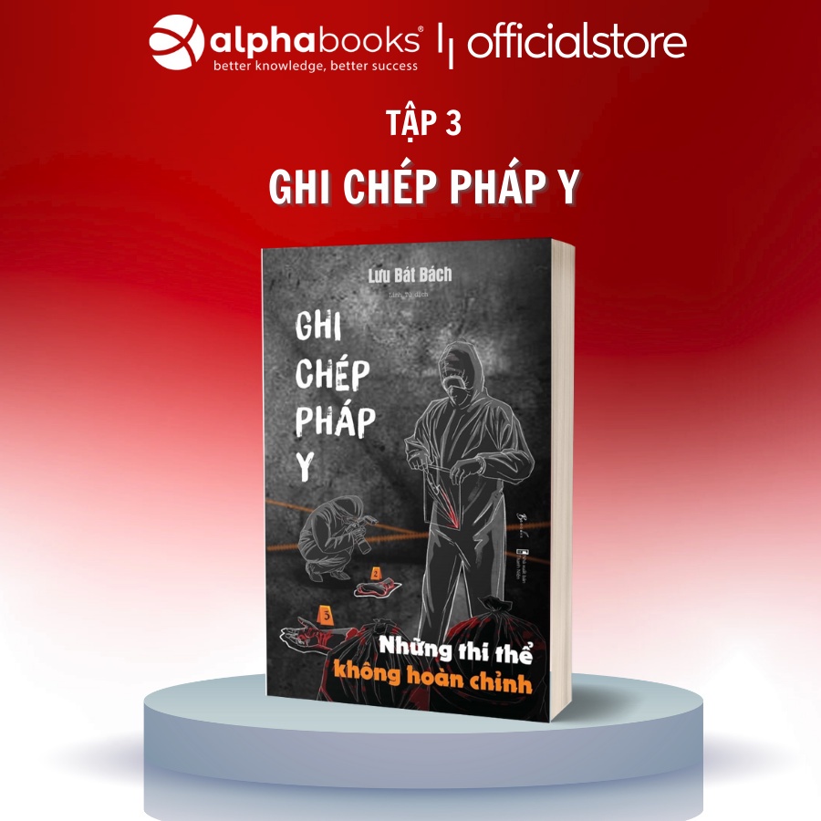 Sách - Lẻ/Combo Ghi Chép Pháp Y: Tập 1 + Tập 2 + Tập 3 (AZ Việt Nam)