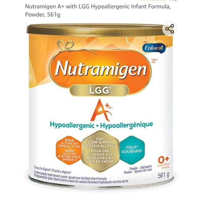 [ 2027 bay air bill mua cuối ảnh] Sữa Nutramigen Canada cho bé dị ứng đạm bò size 561g