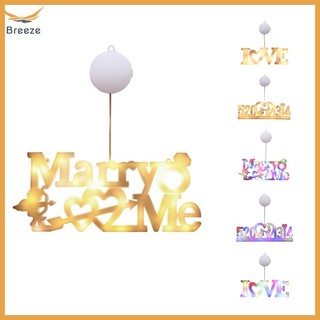 Đèn led Chữ love marry me Trang Trí Ngày Valentine / Sinh Nhật