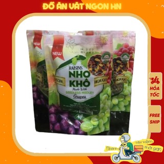 Nho khô 250g nho sấy dẻo đồ ăn vặt ngon hn