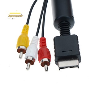 Dây Cáp Âm Thanh av Cho ps2 ps3 play station console [Mới]