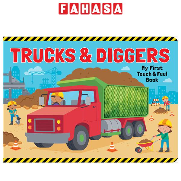 My First Touch & Feel Board Book - Trucks & Diggers