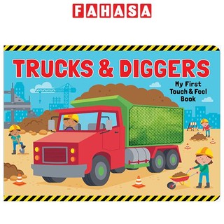 My first touch & feel board book - trucks & diggers