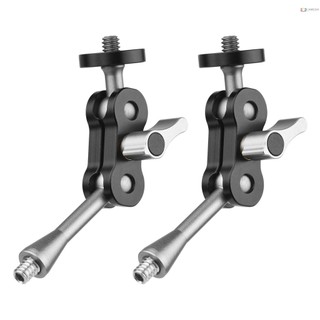 Andoer MA-95 Magic Arm Giá đỡ mở rộng Giá đỡ màn hình Bộ chuyển đổi giá đỡ màn hình Hợp kim nhôm Vít 1/4 inch Kết nối Đầu bi kép linh hoạt để gắn Đèn LED màn hình video, Gói 1 chiếc