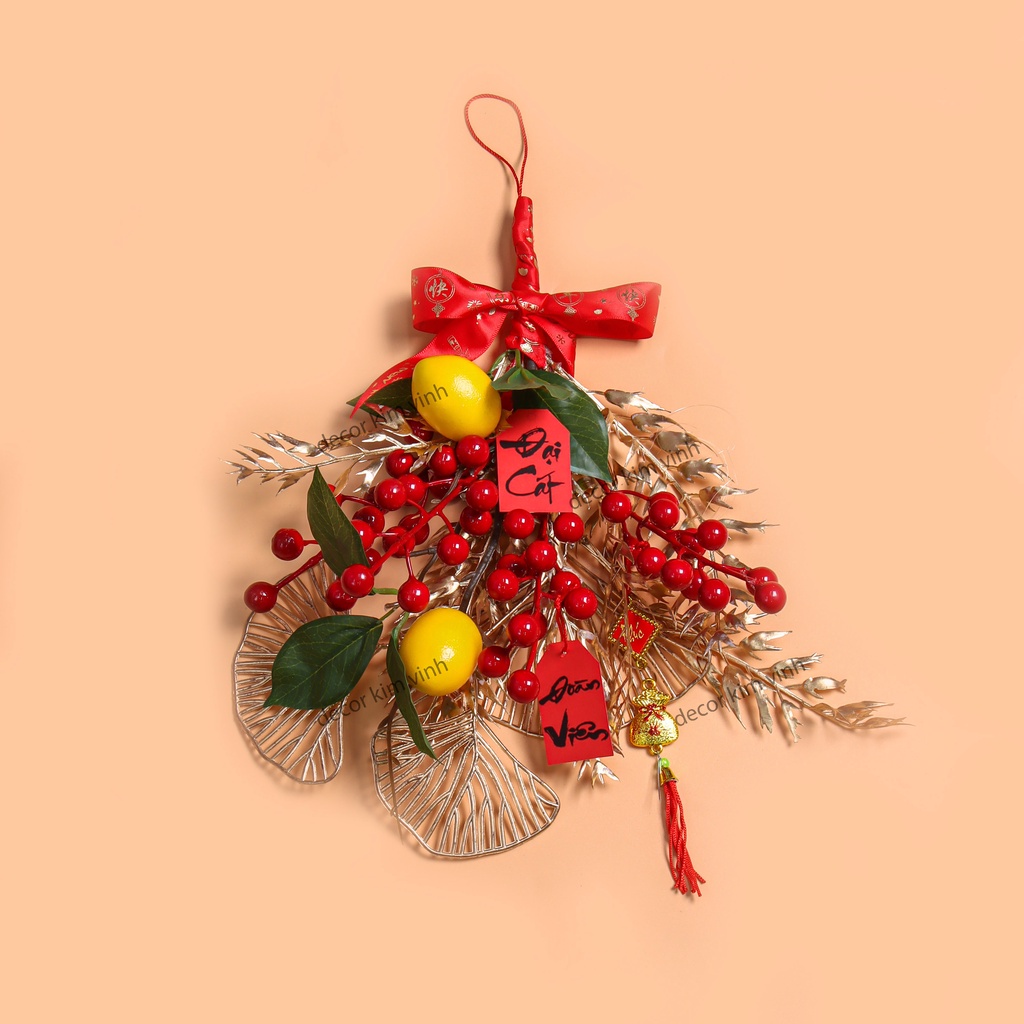 Vòng Hoa Tết H98 Dây Treo Vòng Hoa Tết