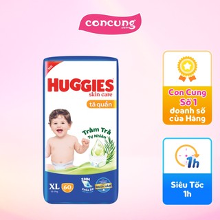 Tã quần Huggies Skincare gói cực đại (XL, 12-17kg, 60 miếng)