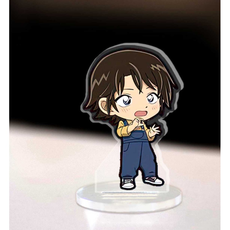 Mô hình Mini Conan Standee Chibi phim truyện hoạt hình thám tử lừng danh Conan Kaito Kid trang trí góc học tập cao 3cm