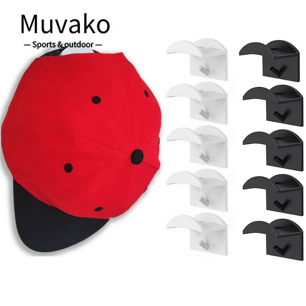 Muvako Set 6 Móc Treo Mũ Lưỡi Trai Tự Dính Tiện Lợi