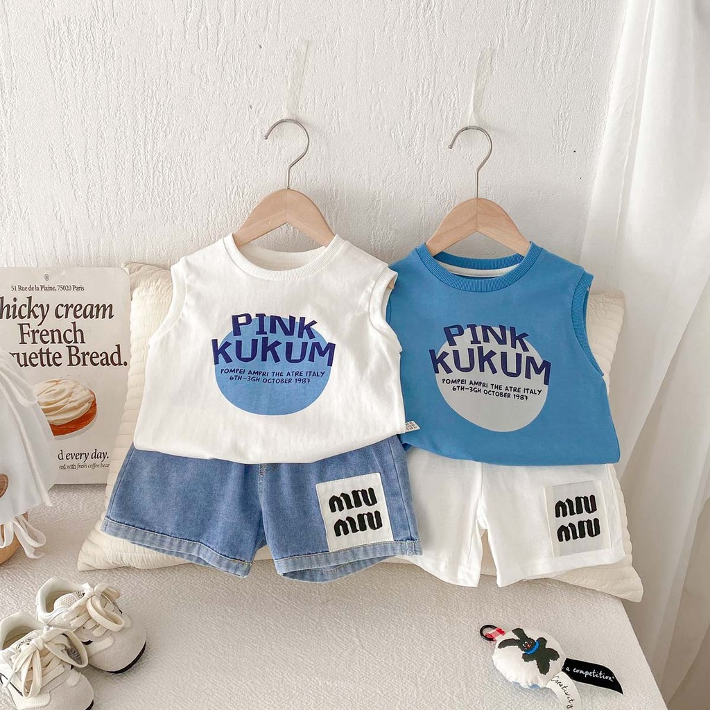 Áo Vest trẻ em mùa hè Áo sơ mi bé trai 1-6 tuổi