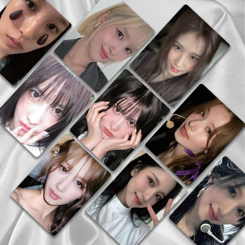 Bộ 50-55 Hai Lần Photocards Laser Lomo Cards Home 9round 2025 Lời chào mùa MISAMO Nayeon Jeongyeon M