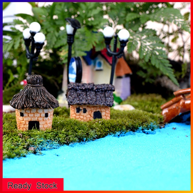 Lk Mô Hình Ngôi Nhà Nhỏ Phong Cách zakka Sáng Tạo Bằng Nhựa resin Thủ Công Trang Trí Tiểu Cảnh