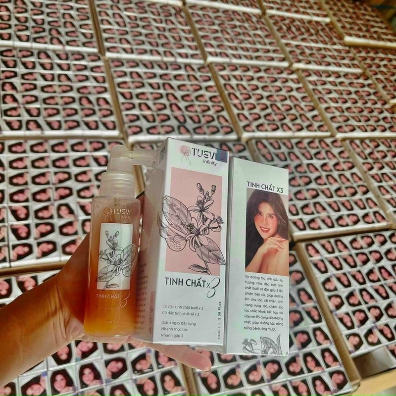 Xịt dưỡng tóc Tuệ Vi tinh chất Sả Bưởi ngừa rụng tóc - kích thích mọc tóc