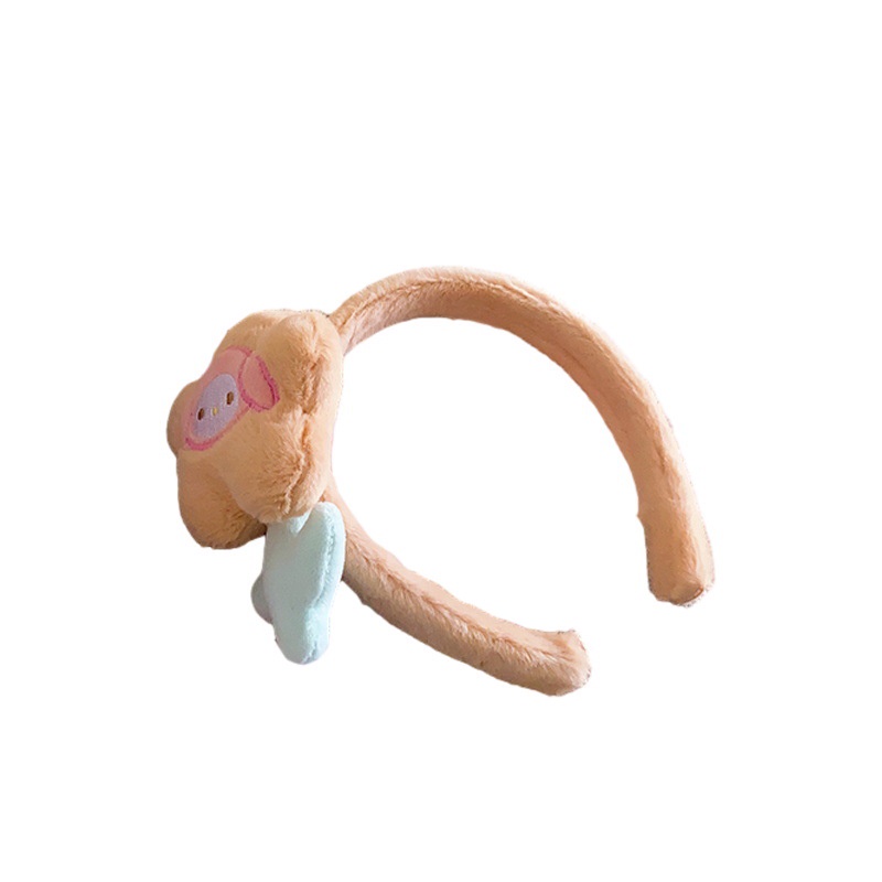 Băng đô cài tóc rửa mặt Vải Bông Họa Tiết Hoa Hướng Dương Hoạt Hình Dễ Thương