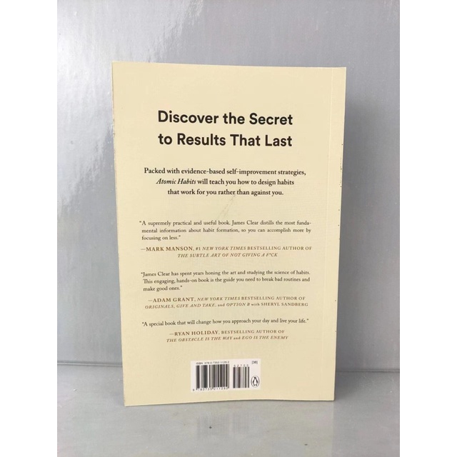 Thói quen nguyên tử thành thói quen đơn giản để phá vỡ các thói quen kinh tế học Tiếng Anh  AtomicHabits