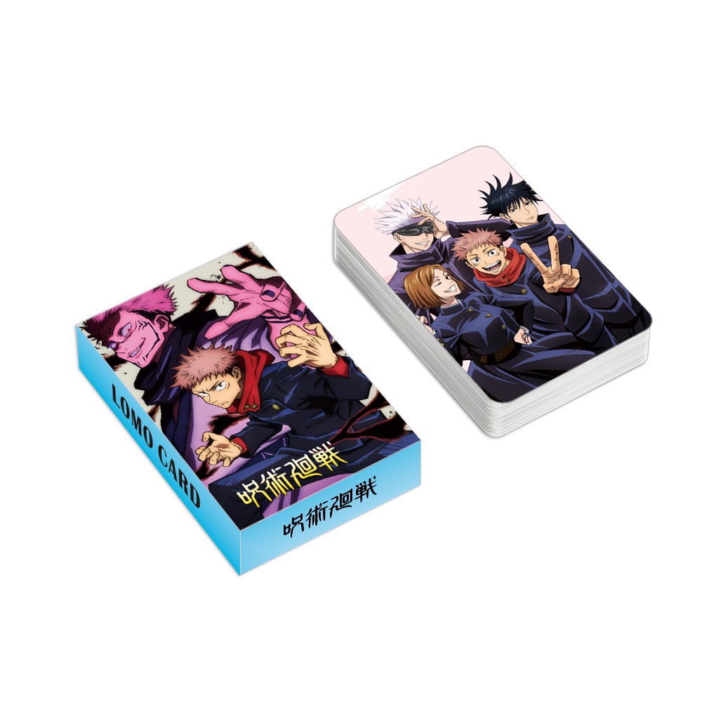 Jujutsu Kaisen Lomo Card Double Sided Photocard Sticker 96pcs/box