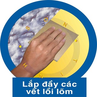 Bộ bả matit ATM vàng 1kg (Bả trét)
