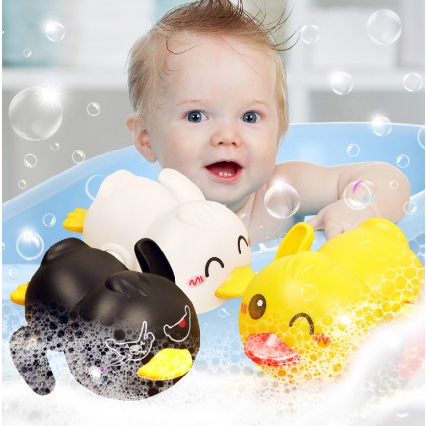 Đồ chơi nhà tắm- đồ chơi bồn tắm hình vịt con đáng yêu có dây cót- Thepooh