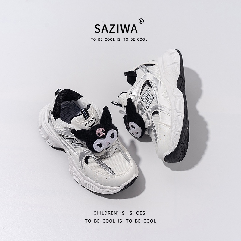 Hoạt Hình Giày Thể Thao Dạng Lưới Thoáng Khí Chống Mòn Thời Trang Mùa Thu 2023 Cho Mẹ Và Bé