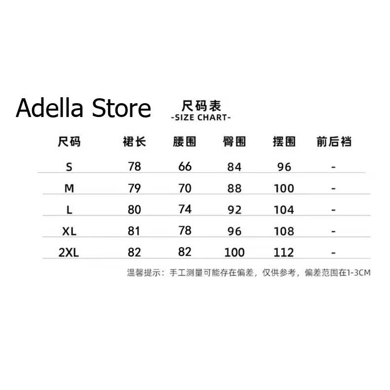 Adella Store  váy Chân váy thời trang váy nữ hàng cao cấp tính cách Mẫu ngắn 2023 NEW  High quality fashion Thời trang Đẹp A93M082 36Z230909