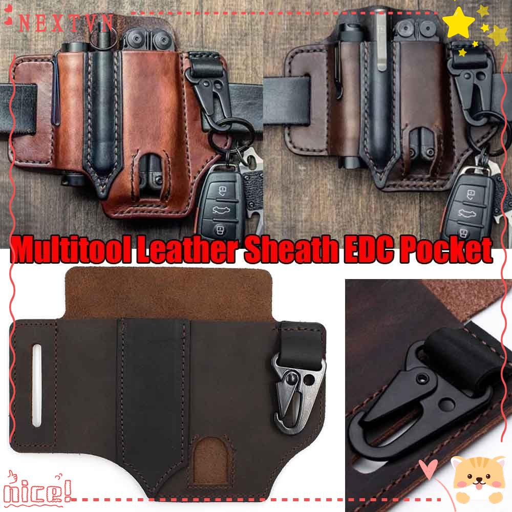 Nextvn multitool leather sheath phù hợp cho đai tiêu chuẩn da cao cấp 3 màu vỏ bọc leatherman