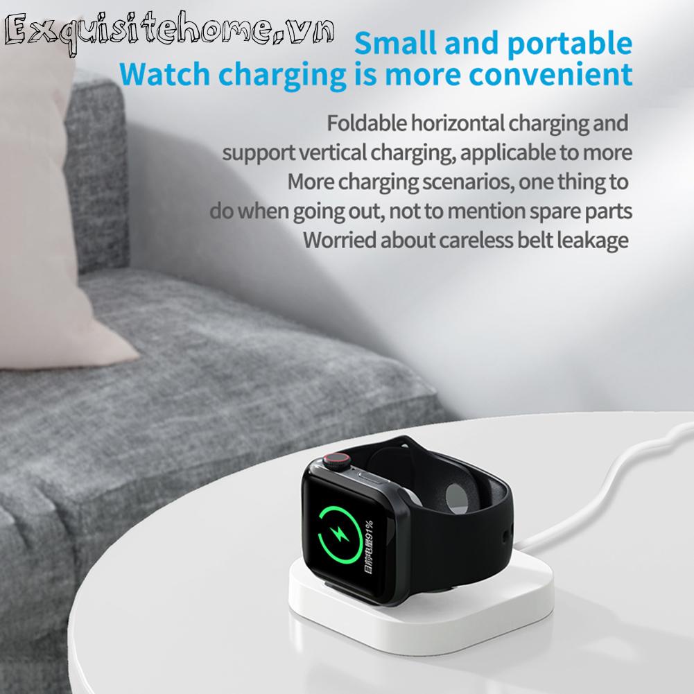 Đế Sạc Không Dây 2 Cổng Cho apple watch 1-8