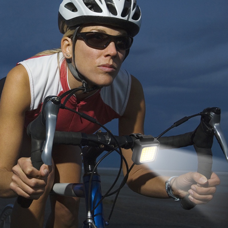 Đèn led mini Gắn Phía Trước / Sau Xe Đạp Kèm Sạc type-c Chống Thấm Nước Chất Lượng Cao