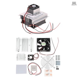 DIY Thermoelectric Peltier Refrigeration Cooling System Kit Semiconductor Cooler Conduction Module + Radiator + Cooling Fan + TEC1-12706