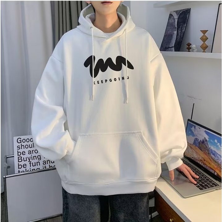 Áo Hoodie In Chữ Phong Cách Hàn Quốc Thời Trang Dành Cho Nam m-5xl