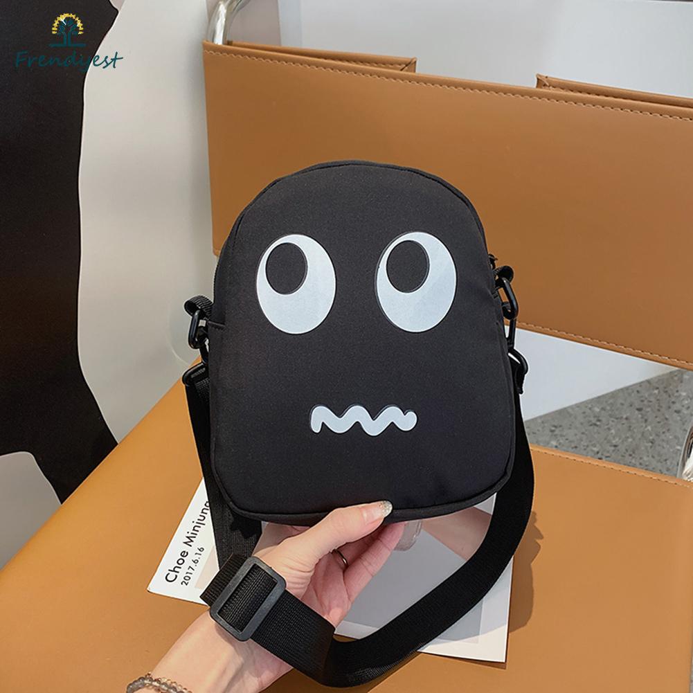 Túi Đeo Vai / Đeo Chéo Có Khóa Kéo Họa Tiết Hoạt Hình Dễ Thương Thời Trang Cho Bạn Gái