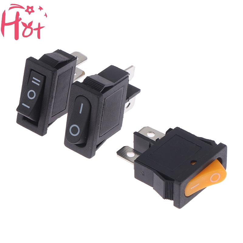 Jr Set 5 Công Tắc Bật / Tắt 2 pin kcd1-110 9.5x21mm