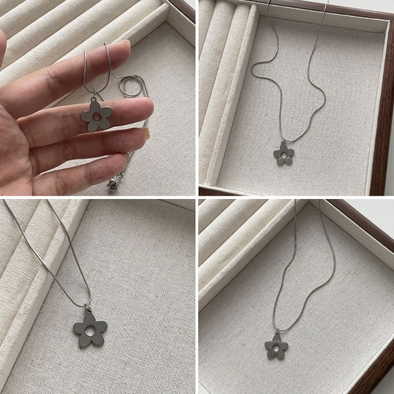 Vòng cổ Xương Rắn Xương Rắn Ngôi Sao Mặt Trăng Ngôi Sao Năm Cánh Phong Cách retro