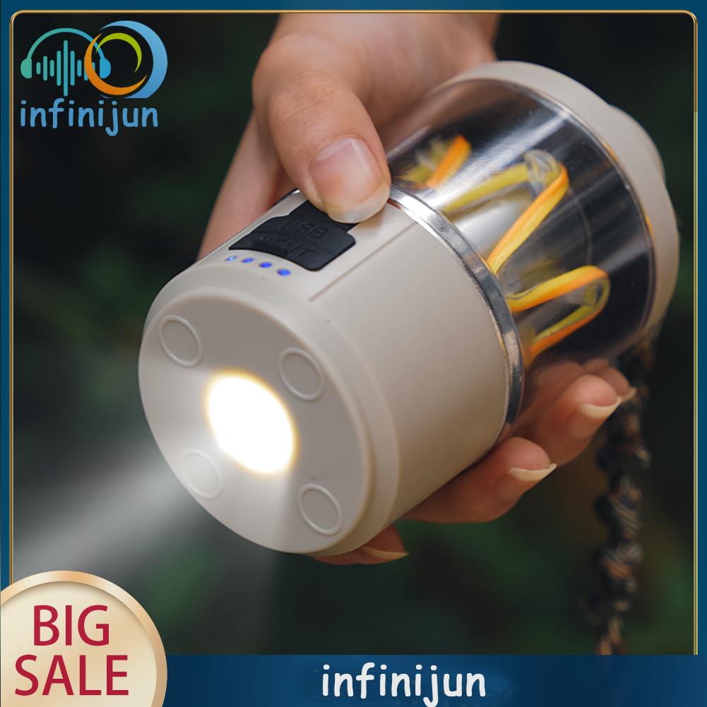 Đèn led Treo Chạy Pin 1800mah Dùng Khi Đi Cắm Trại Tiện Dụng