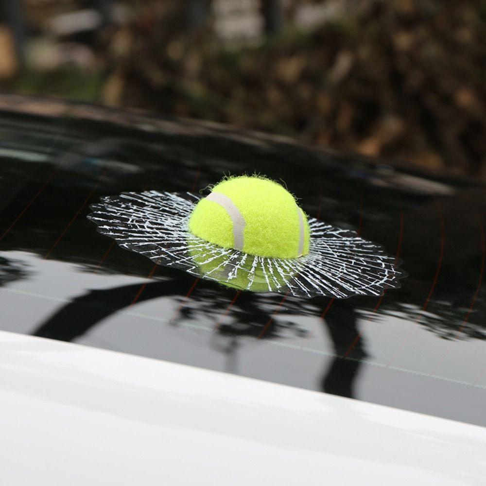 Adames Đề Can 3d Hình Bóng tennis Dán Cửa Kính Xe Hơi Chống Nước Tự Dính