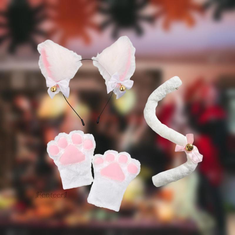 Tai Và Đuôi Mèo Hóa Trang halloween