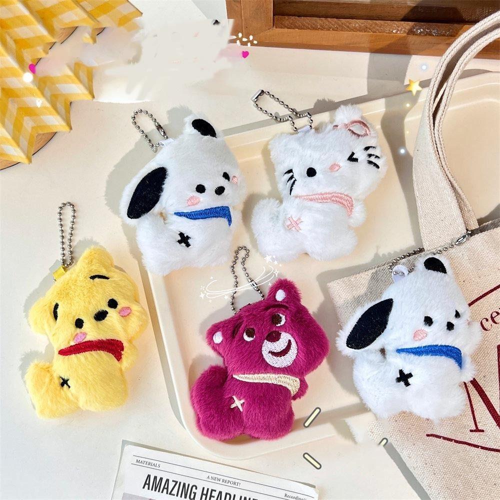 Móc Khóa Hình Mèo lotso Nhồi Bông Mềm Mại Đáng Yêu Ốp